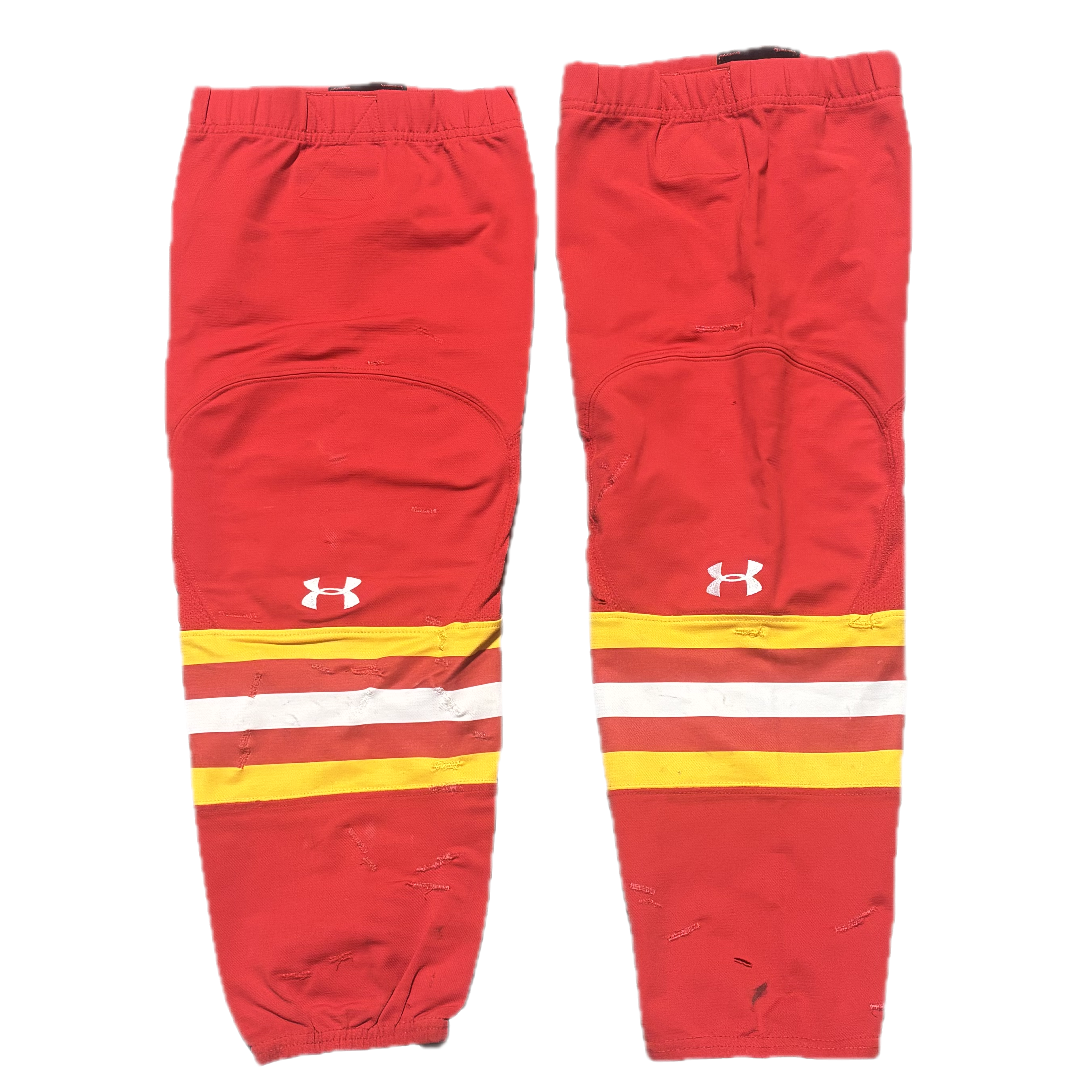 NCAA - Used Under Armour Hockey Socks (Red/Yellow/White)